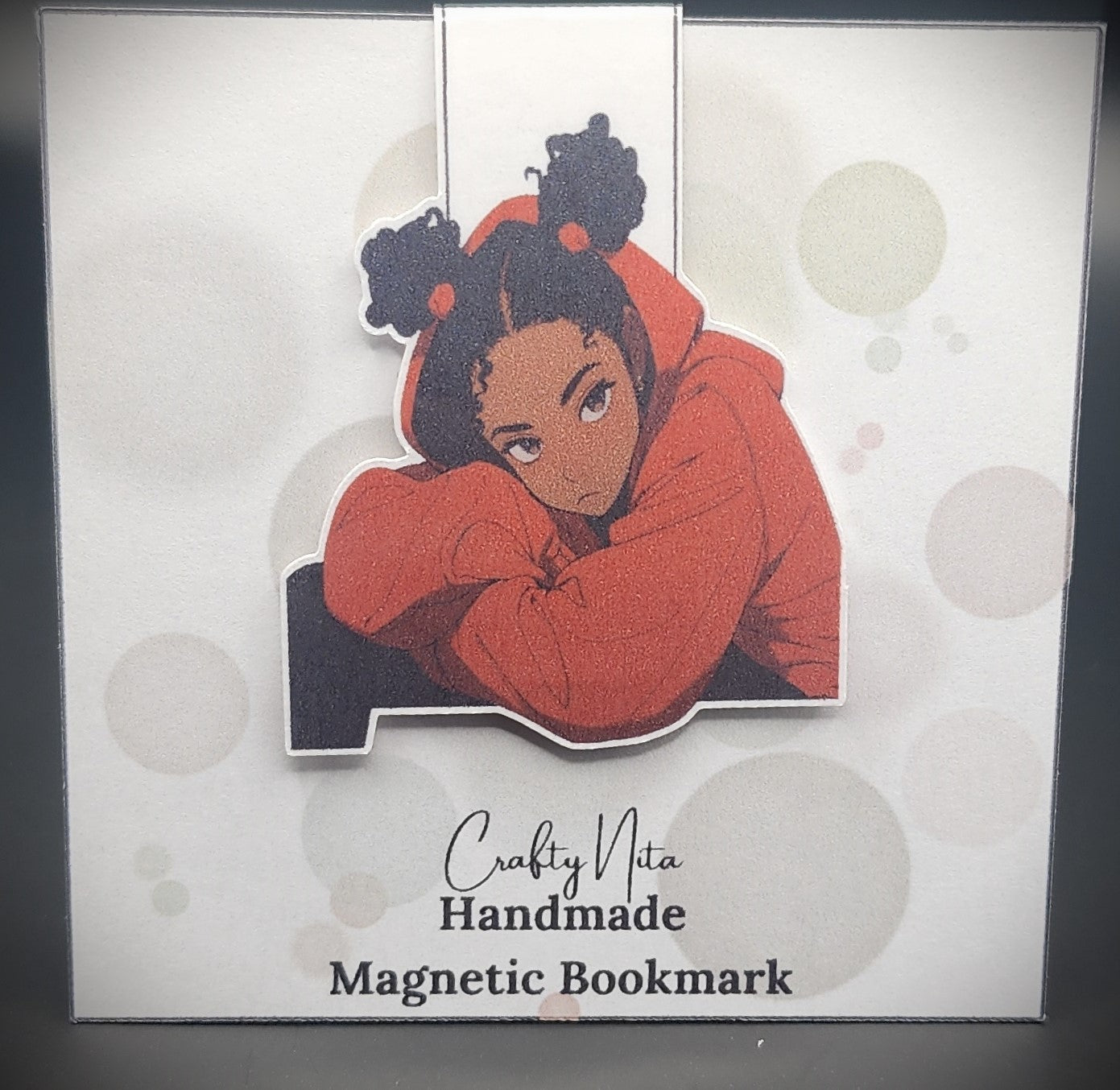 Girl in Red Magnetic Bookmark