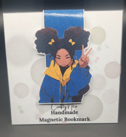 Peace Out Magnetic Bookmark