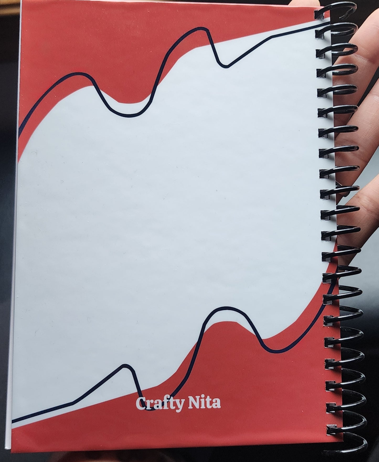 Girl In Red Notebook