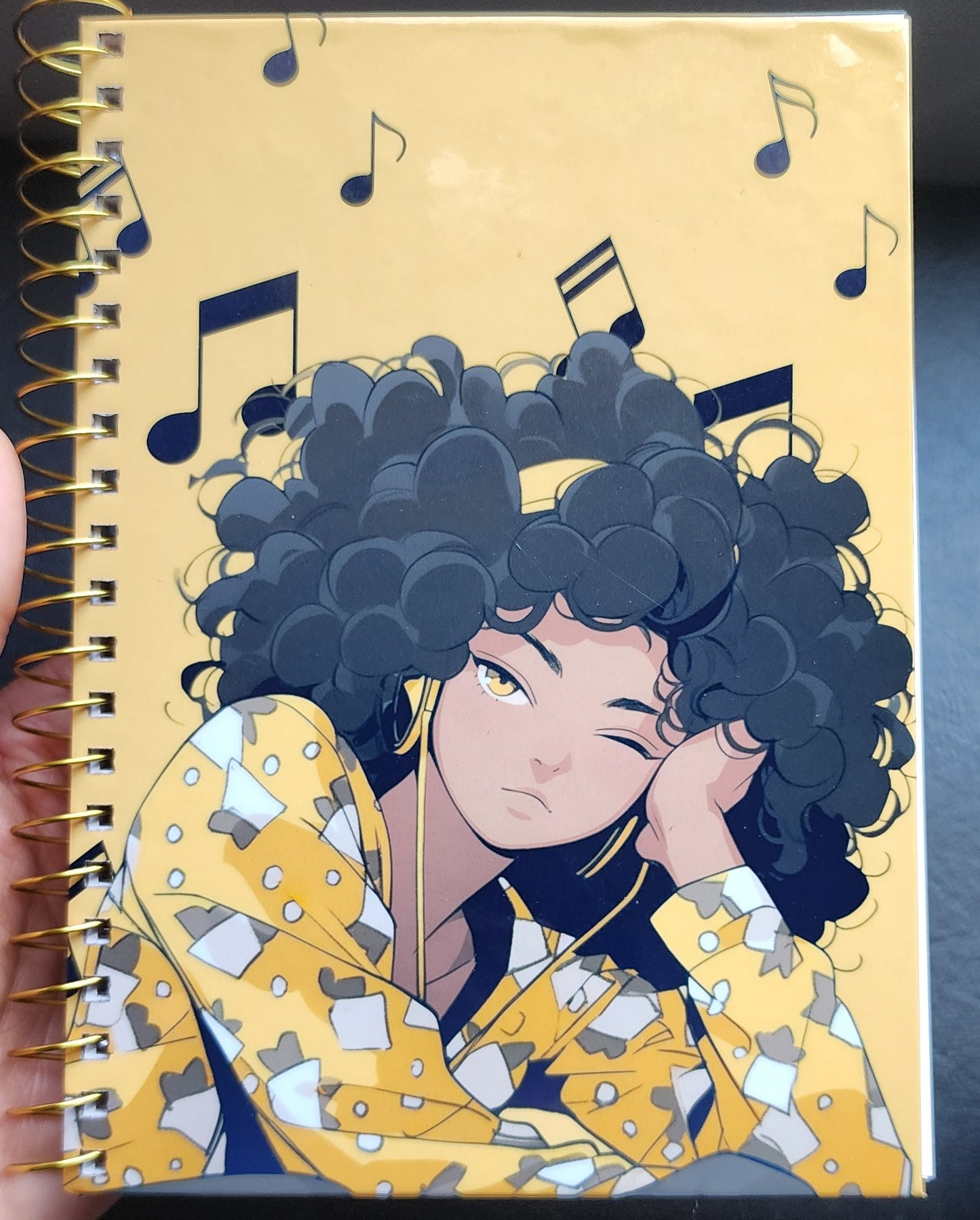 Yellow Pajamas Girl Notebook